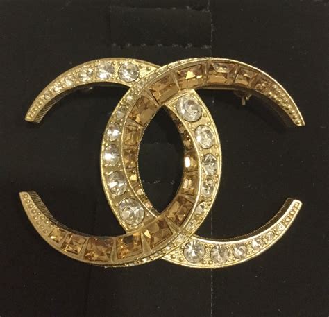 chanel crescent moon brooch|chanel brooches.